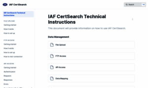 Developer.iafcertsearch.org thumbnail