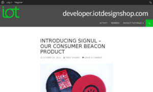 Developer.iotdesignshop.com thumbnail