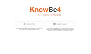 Developer.knowbe4.com thumbnail