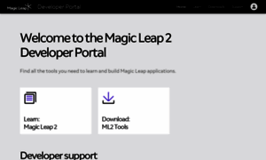 Developer.magicleap.com thumbnail