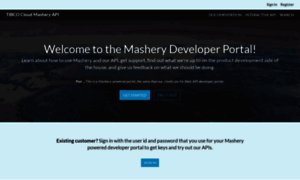 Developer.mashery.com thumbnail