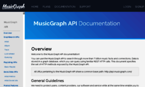 Developer.musicgraph.com thumbnail
