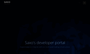 Developer.saxobank.com thumbnail