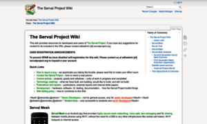 Developer.servalproject.org thumbnail