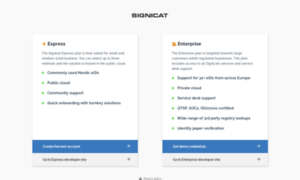Developer.signicat.com thumbnail