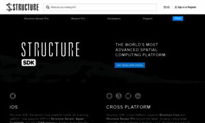 Developer.structure.io thumbnail