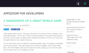 Developers.appszoom.com thumbnail