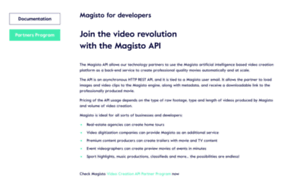 Developers.magisto.com thumbnail