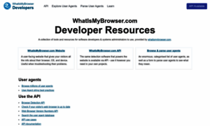 Developers.whatismybrowser.com thumbnail