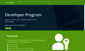 Developers.yubico.com thumbnail