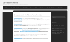 Developersindia.info thumbnail