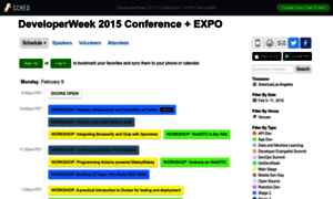 Developerweek2015conferenceexpo.sched.org thumbnail