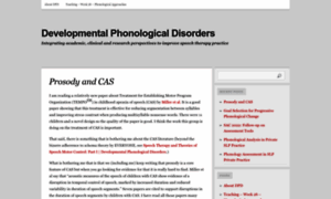 Developmentalphonologicaldisorders.wordpress.com thumbnail