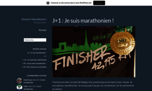 Devenirmarathonien.wordpress.com thumbnail