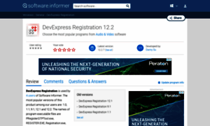 Devexpress-registration.software.informer.com thumbnail