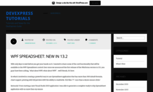 Devexpresstutorials.wordpress.com thumbnail
