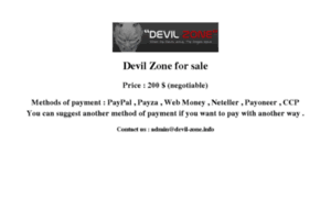 Devil-zone.info thumbnail
