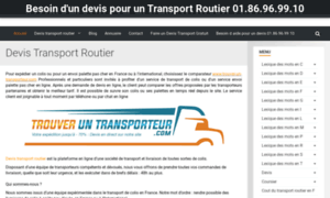Devis-transport-routier.com thumbnail