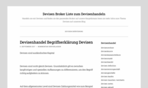 Devisenbrokerlistedevisenhandel.wordpress.com thumbnail