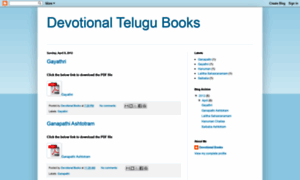 Devotionaltelugubooks.blogspot.com thumbnail