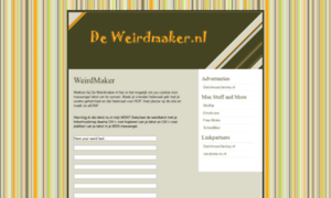 Deweirdmaker.nl thumbnail