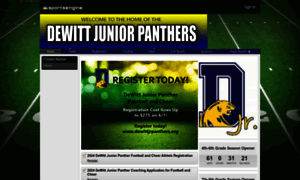 Dewittjrpanthers.org thumbnail