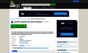 Dewvpn-unlimited-free-vpn-for-windows.soft32.com thumbnail