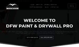 Dfwpaintanddrywallpro.com thumbnail