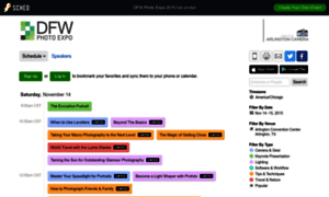 Dfwphotoexpo2015.sched.org thumbnail