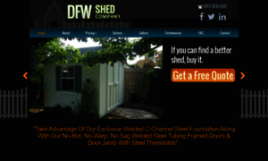 Dfwshedco.com thumbnail