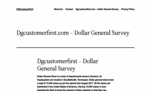 Dgcustomerfirst.club thumbnail