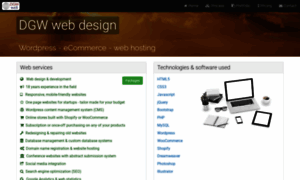 Dgwwebdesign.com thumbnail