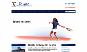 Dhallaorthopediccenter.com thumbnail