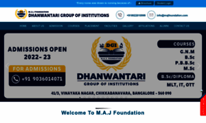 Dhanwantariinstitutions.com thumbnail