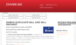 Dhbvnbill.in thumbnail