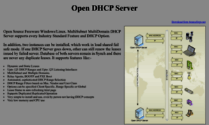 Dhcpserver.sourceforge.net thumbnail