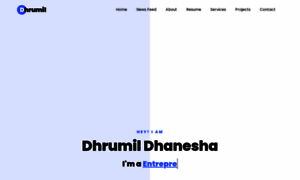 Dhrumildhanesha.com thumbnail
