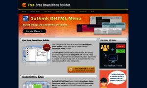 Dhtml-menu-builder.com thumbnail