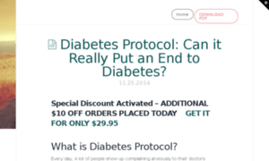 Diabetesprotocol.co thumbnail