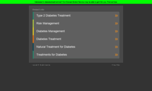 Diabetestreatment.biz thumbnail