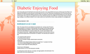 Diabeticenjoyingfood.blogspot.com thumbnail