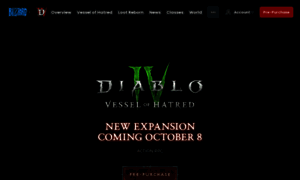 Diablo4.blizzard.com thumbnail