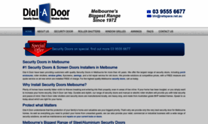 Dialadoorsmelbourne.com.au thumbnail