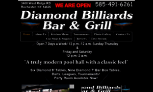 Diamondbilliardsbarngrill.com thumbnail