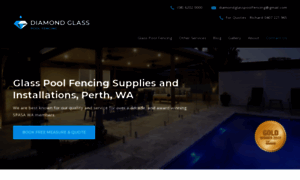 Diamondglasspoolfencing.com.au thumbnail