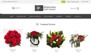 Diannesfreshflowers.com.au thumbnail