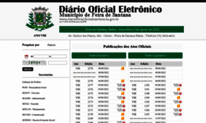 Diariooficial.feiradesantana.ba.gov.br thumbnail