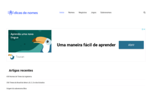 Dicasdenomes.com.br thumbnail