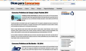 Dicasparaconcursos.com.br thumbnail
