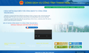 Dichvucong.thanhhoa.gov.vn thumbnail